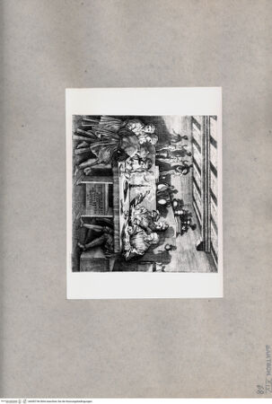 Vorderseite von  [http://creativecommons.org/publicdomain/mark/1.0/] Bildhauer an einem Tisch - , bh085746. Foto.