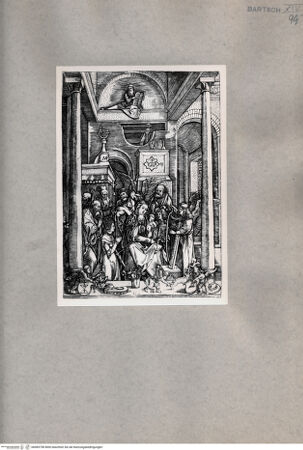 Vorderseite von  [http://creativecommons.org/publicdomain/mark/1.0/] Madonna mit Kind und Heiligen - , bh085758. Foto.