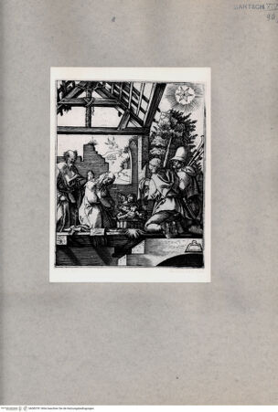 Vorderseite von  [http://creativecommons.org/publicdomain/mark/1.0/] Anbetung der Hirten - , bh085781. Foto.