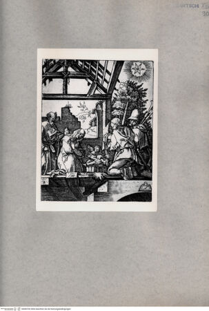 Vorderseite von  [http://creativecommons.org/publicdomain/mark/1.0/] Anbetung der Hirten - , bh085782. Foto.