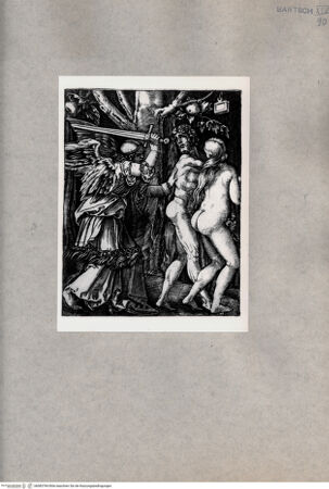 Vorderseite von  [http://creativecommons.org/publicdomain/mark/1.0/] Vertreibung aus dem Paradies - , bh085784. Foto.