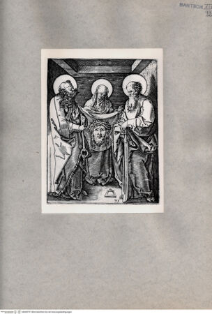 Vorderseite von  [http://creativecommons.org/publicdomain/mark/1.0/] Schweißtuch der Veronika - , bh085797. Foto.