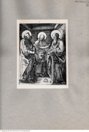 Vorderseite von  [http://creativecommons.org/publicdomain/mark/1.0/] Schweißtuch der Veronika - , bh085798. Foto.