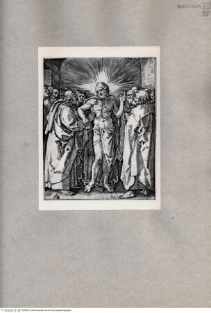 Vorderseite von  [http://creativecommons.org/publicdomain/mark/1.0/] Christus und Thomas - , bh085812. Foto.