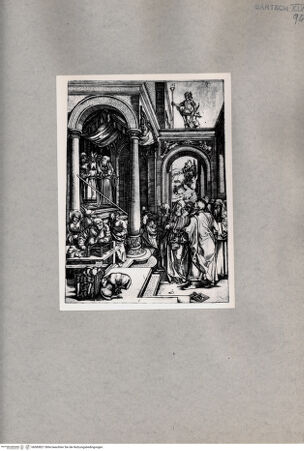 Vorderseite von  [http://creativecommons.org/publicdomain/mark/1.0/] Darbringung Marias im Tempel - , bh085821. Foto.