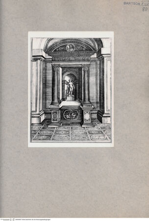 Vorderseite von  [http://creativecommons.org/publicdomain/mark/1.0/] Tabernakel mit Amorstatuette - , bh085857. Foto.