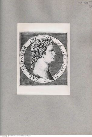 Vorderseite von  [http://creativecommons.org/publicdomain/mark/1.0/] Vespasian - , bh085892. Foto.