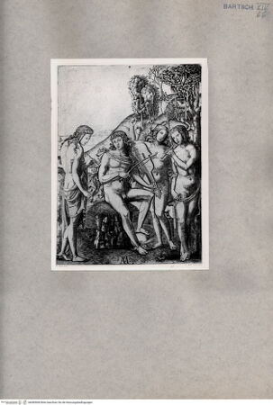 Vorderseite von  [http://creativecommons.org/publicdomain/mark/1.0/] Vier Musizierende - , bh085908. Foto.