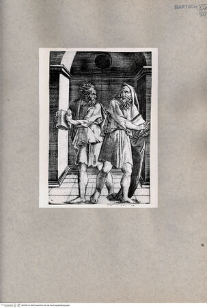 Vorderseite von  [http://creativecommons.org/publicdomain/mark/1.0/] Zwei Philosophen - , bh085913. Foto.