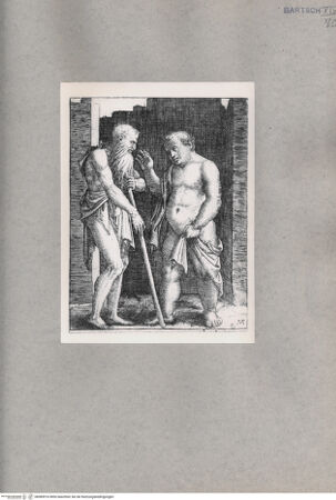 Vorderseite von  [http://creativecommons.org/publicdomain/mark/1.0/] Zwei Männer - , bh085916. Foto.