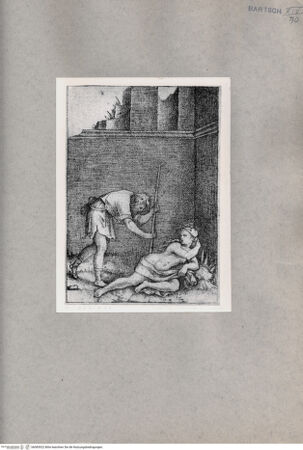 Vorderseite von  [http://creativecommons.org/publicdomain/mark/1.0/] Hirte und Nymphe - , bh085922. Foto.