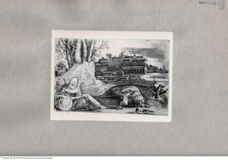 Vorderseite von  [http://creativecommons.org/publicdomain/mark/1.0/] Magier und Fabelwesen - , bh085933. Foto.