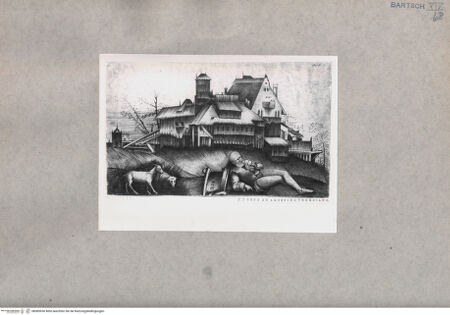 Vorderseite von  [http://creativecommons.org/publicdomain/mark/1.0/] Musizierender Hirte, liegend - , bh085936. Foto.