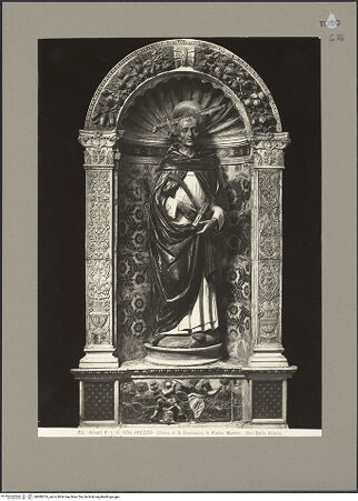 Vorderseite von Alinari [https://www.deutsche-digitale-bibliothek.de/content/lizenzen/rv-ez/] Der heilige Petrus der Märtyrer - Gesamtansicht, bh086314_recto. Foto.