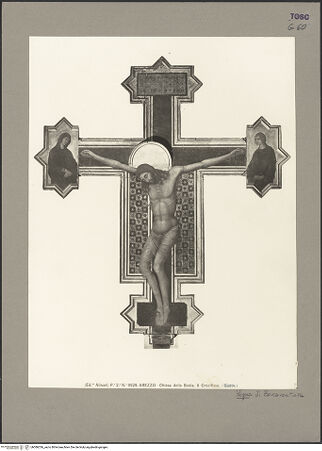 Vorderseite von Alinari [https://www.deutsche-digitale-bibliothek.de/content/lizenzen/rv-ez/] Kreuz - Gesamtansicht (ohne die obere Tafel mit Christus), bh086336_recto. Foto.