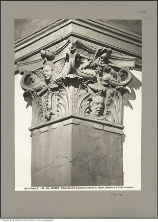 Vorderseite von Alinari [https://www.deutsche-digitale-bibliothek.de/content/lizenzen/rv-ez/] KapitelleKapitell der Vierung - Gesamtansicht, bh086340_recto. Foto.