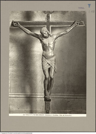 Vorderseite von Alinari [https://www.deutsche-digitale-bibliothek.de/content/lizenzen/rv-ez/] Kruzifix - Gesamtansicht, bh086347_recto. Foto.