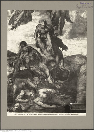 Vorderseite von Alinari [https://www.deutsche-digitale-bibliothek.de/content/lizenzen/rv-ez/] Das Jüngste Gericht - Auferstehende, bh086349_recto. Foto.