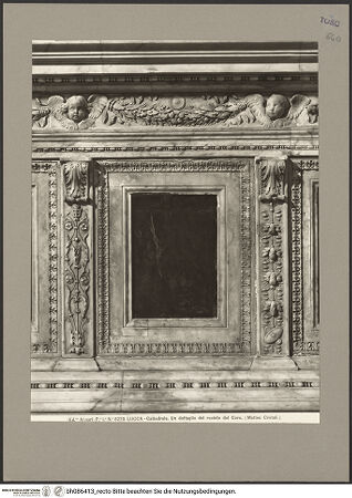 Vorderseite von Alinari [https://www.deutsche-digitale-bibliothek.de/content/lizenzen/rv-ez/] Chorschranke - Detail: Kassettenfeld, bh086413_recto. Foto.