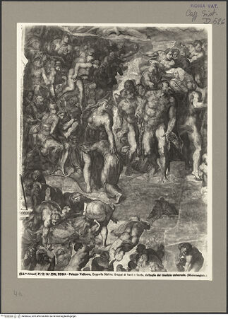 Vorderseite von Alinari [https://www.deutsche-digitale-bibliothek.de/content/lizenzen/rv-ez/] Das Jüngste Gericht - Gruppe zur Rechten Christi, bh086524_recto. Foto.