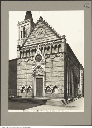 Vorderseite von Alinari [https://www.deutsche-digitale-bibliothek.de/content/lizenzen/rv-ez/] San Paolo - Fassade, bh086694_recto. Foto.