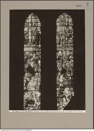 Vorderseite von Alinari [https://www.deutsche-digitale-bibliothek.de/content/lizenzen/rv-ez/] Die Auferstehung des Lazarus - Gesamtansicht, bh087140_recto. Foto.