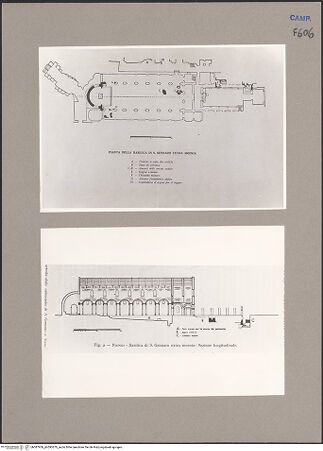 Vorderseite von unbekannt [https://www.deutsche-digitale-bibliothek.de/content/lizenzen/rv-fz/] San Gennaro extra moenia - Grundriss, bh087959_bh593670_recto. Foto.