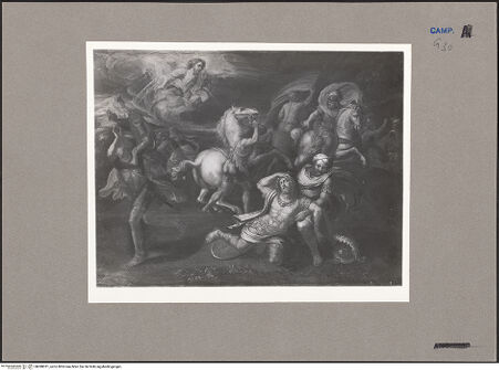 Vorderseite von Sopr. BAS NA [https://www.deutsche-digitale-bibliothek.de/content/lizenzen/rv-ez/] Bekehrung des Paulus - Gesamtansicht, bh088031_recto. Foto.