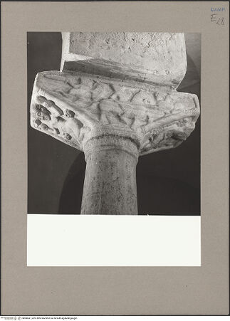Vorderseite von Hutzel, Max [https://www.deutsche-digitale-bibliothek.de/content/lizenzen/rv-ez/] SkulpturKapitelle der Krypta - Seitenansicht, bh088541_recto. Foto: Hutzel, Max.