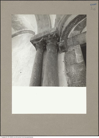 Vorderseite von Hutzel, Max [https://www.deutsche-digitale-bibliothek.de/content/lizenzen/rv-ez/] Säule und KapitelleLinke Doppelsäule - Oberes Teil und Kapitelle, bh088560_recto. Foto: Hutzel, Max.