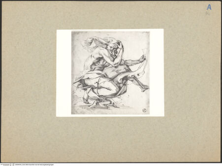 Vorderseite von Gabinetto Disegni e Stampe degli Uffizi [https://www.deutsche-digitale-bibliothek.de/content/lizenzen/rv-ez/] Sitzender Mann mit wehendem Gewand - , bh089943_recto. Foto.