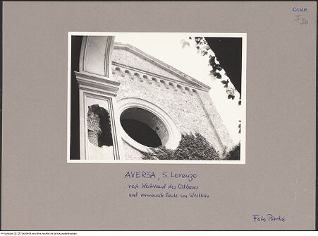 Vorderseite von Ranke [https://www.deutsche-digitale-bibliothek.de/content/lizenzen/rv-ez/] San Lorenzo - Westwand und vermauerte Säule im Westbau, bh090608_recto. Foto: Ranke.