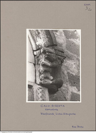 Vorderseite von Ranke [https://www.deutsche-digitale-bibliothek.de/content/lizenzen/rv-ez/] Linkes PortalKonsolen - Rechte Konsole, bh090623_recto. Foto: Ranke.