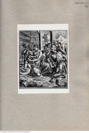 Vorderseite von  [http://creativecommons.org/publicdomain/mark/1.0/] Anbetung der Hirten - , bh090675. Foto.