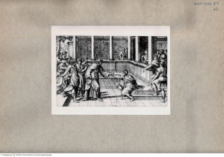 Vorderseite von  [http://creativecommons.org/publicdomain/mark/1.0/] Christus und der Blindgeborene - , bh090691. Foto.