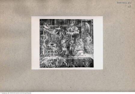 Vorderseite von  [http://creativecommons.org/publicdomain/mark/1.0/] Geburt Marias - , bh090694. Foto.