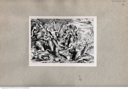 Vorderseite von  [http://creativecommons.org/publicdomain/mark/1.0/] Geburt des Adonis - , bh090708. Foto.