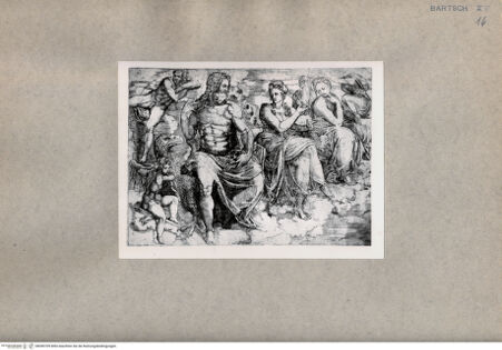 Vorderseite von  [http://creativecommons.org/publicdomain/mark/1.0/] Jupiter und Amor - , bh090709. Foto.