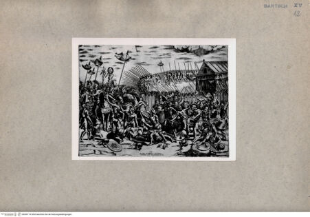 Vorderseite von  [http://creativecommons.org/publicdomain/mark/1.0/] Scipios Sieg über die Karthager ( i. Gegensinn) - , bh090719. Foto.