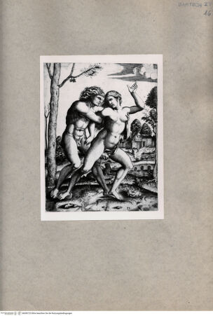 Vorderseite von  [http://creativecommons.org/publicdomain/mark/1.0/] Liebesszene - , bh090725. Foto.