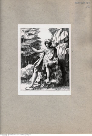 Vorderseite von  [http://creativecommons.org/publicdomain/mark/1.0/] Johannes der Täufer - , bh090737. Foto.