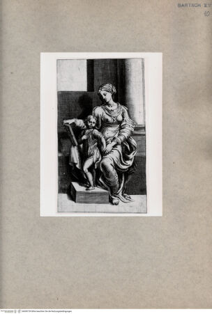 Vorderseite von  [http://creativecommons.org/publicdomain/mark/1.0/] Madonna mit Kind - , bh090739. Foto.