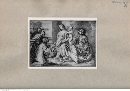 Vorderseite von  [http://creativecommons.org/publicdomain/mark/1.0/] Heilige Familie - , bh090772. Foto.