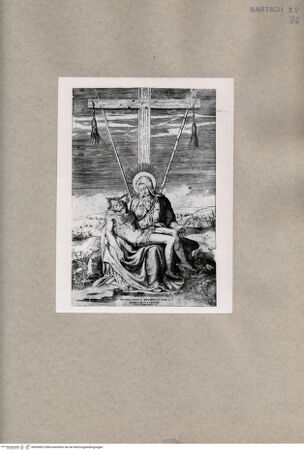 Vorderseite von  [http://creativecommons.org/publicdomain/mark/1.0/] Pietà - , bh090822. Foto.