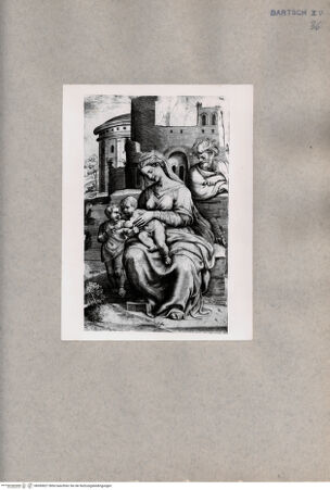 Vorderseite von  [http://creativecommons.org/publicdomain/mark/1.0/] Heilige Familie und Johannes - , bh090827. Foto.