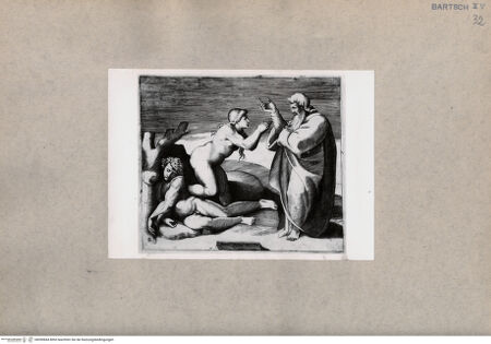 Vorderseite von  [http://creativecommons.org/publicdomain/mark/1.0/] Erschaffung Evas - , bh090844. Foto.