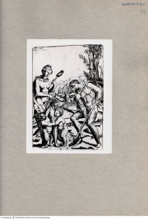 Vorderseite von  [http://creativecommons.org/publicdomain/mark/1.0/] Adam und Eva - , bh090846. Foto.