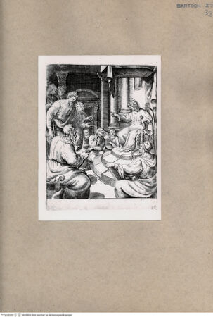 Vorderseite von  [http://creativecommons.org/publicdomain/mark/1.0/] Christus im Tempel - , bh090856. Foto.