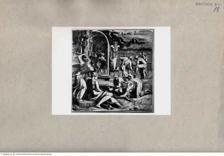 Vorderseite von  [http://creativecommons.org/publicdomain/mark/1.0/] Mythologische Szene - , bh090978. Foto.