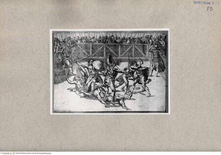 Vorderseite von  [http://creativecommons.org/publicdomain/mark/1.0/] Horatier und Curiatier - , bh091000. Foto.